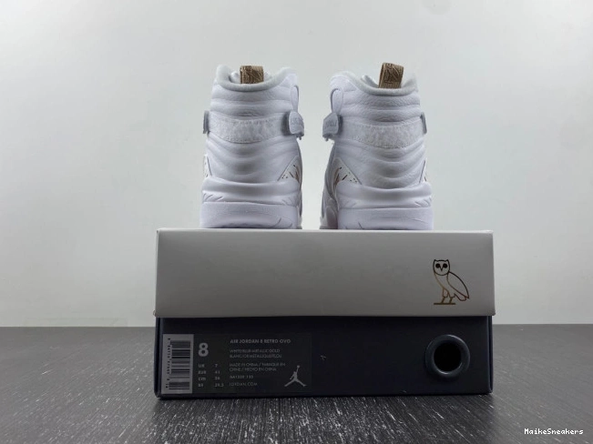 MaikeSneakers Jordan White AA1239-135 Retro OVO 8 0805